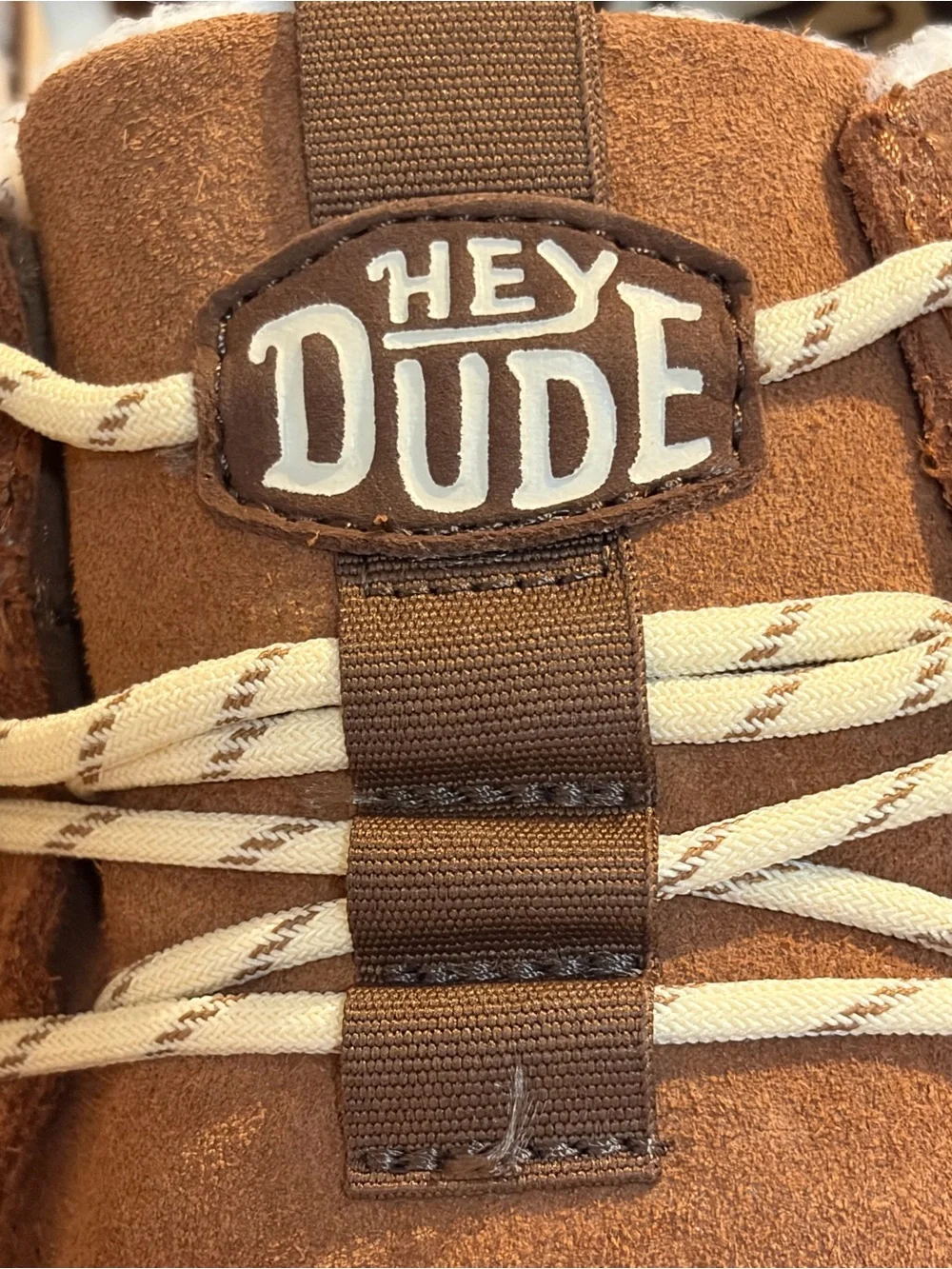 Hey Dude Men’s Tan Suede Slip-On Loafers